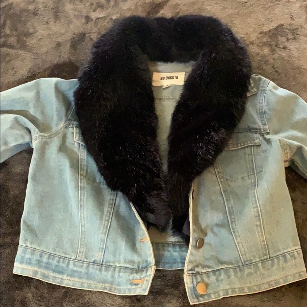 BB Dakota - Revolve fur Jean jacket